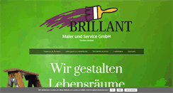 Desktop Screenshot of brillant-maler.de