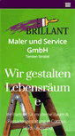 Mobile Screenshot of brillant-maler.de