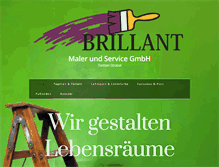 Tablet Screenshot of brillant-maler.de